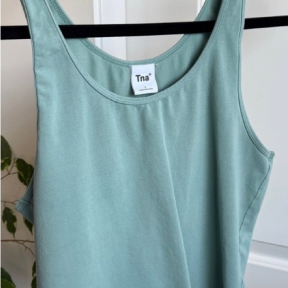 TNA Tops - TNA Soft Green Tank Top